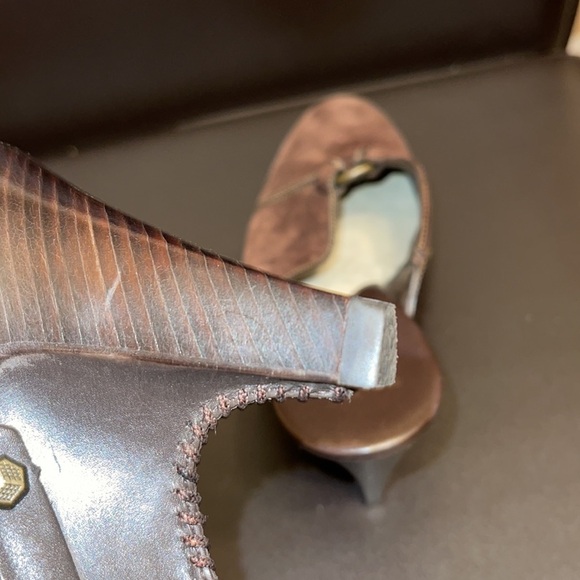 Suede Leather Mules - Picture 6 of 8